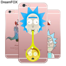 Rick And Morty TPU Silicone Case Cover For Apple iPhone X, 8, 7, 6, 6S Plus