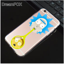 Rick And Morty TPU Silicone Case Cover For Apple iPhone X, 8, 7, 6, 6S Plus