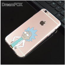 Rick And Morty TPU Silicone Case Cover For Apple iPhone X, 8, 7, 6, 6S Plus