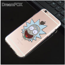 Rick And Morty TPU Silicone Case Cover For Apple iPhone X, 8, 7, 6, 6S Plus