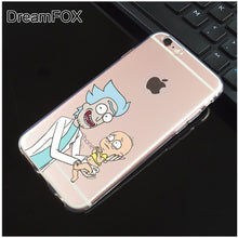 Rick And Morty TPU Silicone Case Cover For Apple iPhone X, 8, 7, 6, 6S Plus