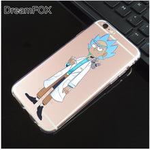 Rick And Morty TPU Silicone Case Cover For Apple iPhone X, 8, 7, 6, 6S Plus