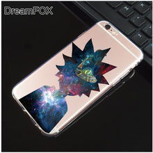 Rick And Morty TPU Silicone Case Cover For Apple iPhone X, 8, 7, 6, 6S Plus