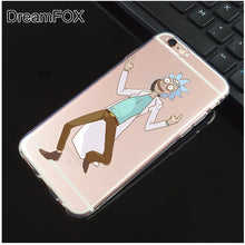 Rick And Morty TPU Silicone Case Cover For Apple iPhone X, 8, 7, 6, 6S Plus