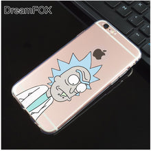 Rick And Morty TPU Silicone Case Cover For Apple iPhone X, 8, 7, 6, 6S Plus