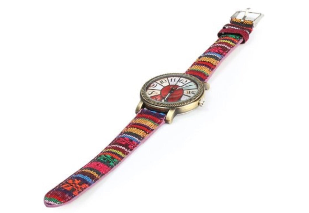 Teal By Chumbak Ethnic Touch Printed Strap Wrist Watch Price - Buy Online  at Best Price in India