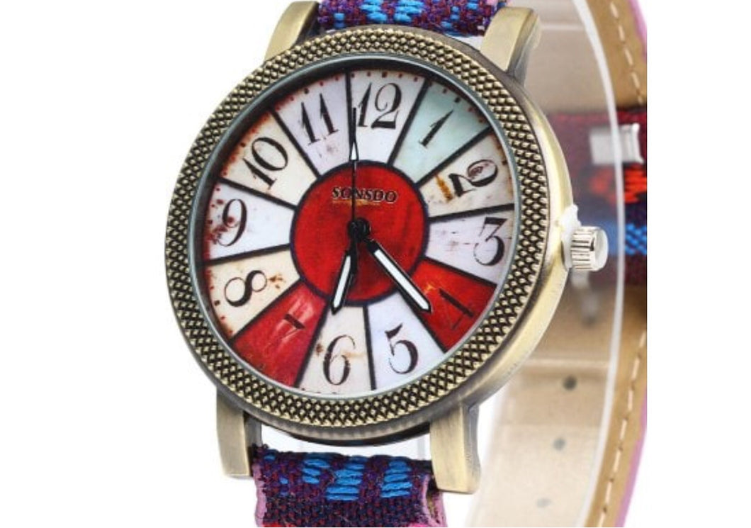 Amazon.com : Tribal African Ethnic with Chevrons Unisex Sports Watch Casual  Wrist Watches Business Wrist Band Watch Gift : Sports & Outdoors