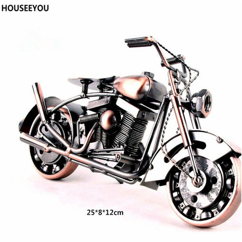 Vintage Heavy Iron Motorcycle Model