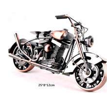 Vintage Heavy Iron Motorcycle Model