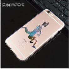 Rick And Morty TPU Silicone Case Cover For Apple iPhone X, 8, 7, 6, 6S Plus