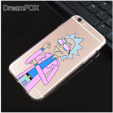 Rick And Morty TPU Silicone Case Cover For Apple iPhone X, 8, 7, 6, 6S Plus