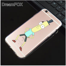 Rick And Morty TPU Silicone Case Cover For Apple iPhone X, 8, 7, 6, 6S Plus